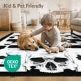 thumbnail image 4 of ODIKA Skull Graphic Beast Gothic Pixel Streetwear Dorm Guys Men Chrome for Great Room, Indoor Open Concept, Large Living Low Profile Flatwoven, 4 of 7