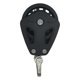 thumbnail image 1 of Rueda de polea de cable de acero inoxidable de nailon con cojinete interior práctico y suave y silencioso. Negro, 1 of 9