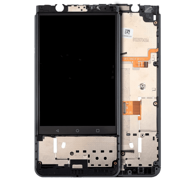 Assemblage LCD de Remplacement avec Cadre Compatible pour BlackBerry KEYone (Reconditionné) (Noir)