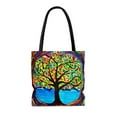 thumbnail image 3 of Tree of Life Polyester Tote Bag with Black Handles, 3 of 4