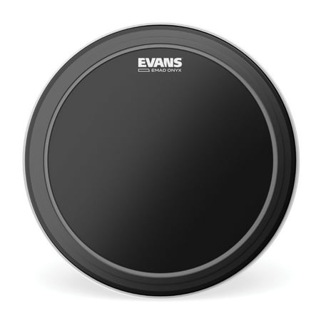 EVANS EMAD Onyx Bass Batter Drum Head 20 in.
