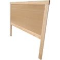 thumbnail image 4 of Cabecera Para Cama Queen Size Muebles GM Modelo Duela Pata Delgada Madera de Pino Color Natural Laca Transparente, 4 of 4