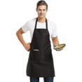 thumbnail image 3 of 12pcs Plain Bib Aprons With 2 Pockets Unisex Commercial Apron Bulk, 3 of 3