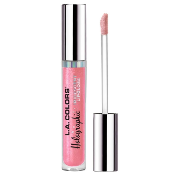 L.A. COLORS Moisturizing High Shine Holographic Shimmer Lip-gloss, Dream World, 0.14 fl oz