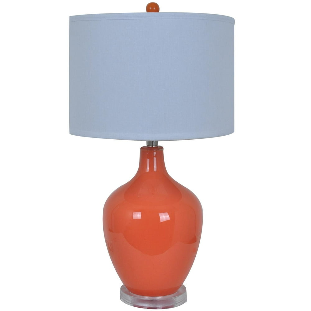 Avery 27Inch Table Lamp, Orange
