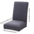 thumbnail image 2 of Funda elástica para silla, paño grueso y suave, protector de asiento lavable, funda extraíble elástica para el comedor del hotel en casa AweSitey HA8133-06B, 2 of 6