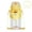 Yellow Pom Pom Purin 600ml, variant on Kawaii cartoon Kuromi water bottle, 600ml cute anime portable drinking bottle for outdoor, office, travel, birthday gift