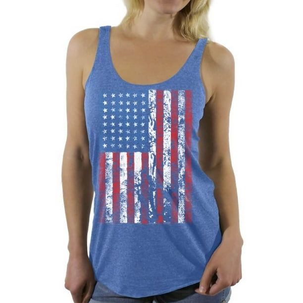 4th of july racerback tank