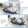 thumbnail image 5 of Giantex Dish Drying Rack, Large Capacity Dish Drainer w/Removable Drip Tray & 360° Swivel Spout, 5 of 8