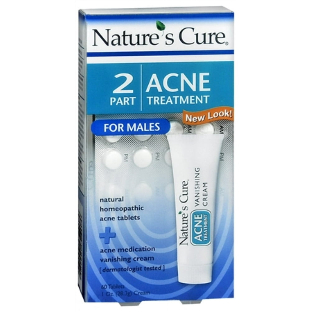 Nature's Cure 2 Part Acne Treatment for Males 1 Each (Pack of 2)