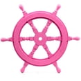 thumbnail image 2 of Nagina International Beautiful Pink Pirate's Steering Nautical Ship Wheel - Captain Maritime Beach Home Decor Gift (30 Inches), 2 of 2