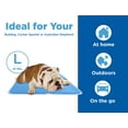 thumbnail image 6 of CHILLZ Pressure Activated Cooling Pad for Dogs, Large - Blue, 36 x 20 inches, 6 of 7