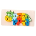 thumbnail image 2 of Rompecabezas de madera para niños pequeños, rompecabezas Montessori, rompecabezas, juguete educativo preescolar Vaca, 2 of 9