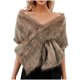 thumbnail image 1 of Bufandas elegantes para mujer, para novia, boda, chal largo falso, estola, bufanda, capa, cárdigan, chaqueta, top, bufanda para mujer, 1 of 6