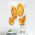 thumbnail image 1 of Nature Tapestry, Fresh Nature Health Citrus Orange Mediterranean Energetic Fruit Art Print, Fabric Wall Hanging Decor for Bedroom Living Room Dorm, 5 Sizes, Orange and White, by Ambesonne, 1 of 1