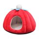 thumbnail image 2 of Cama para mascotas con forma de calabaza de otoño y color rojo navideño, cama para gatos Pet Villa, cama para perros, cama para perros extraíble y lavable, cama cálida para gatos para el Akmoler, 2 of 6