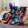 thumbnail image 3 of Lightning Bolt Blanket - Lightning Bolt Throw Blanket Lightning Bolt Gift Blanket for Girls Lightning Blanket for Adults Kids Lightning Fleece Blanket Camping, 60" x 50", 3 of 6