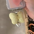 thumbnail image 5 of Bottone Simple and Stylish Bowknot Keychain with Unique Heart Pendant Fashionable Keyring for Fashion Bag Purse Backpack, 5 of 7