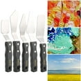 thumbnail image 4 of Palette Knife Painting, Spatula Palette Knife Painting Easy Cleaning  For Studio For School For Home For Gallery, 4 of 8