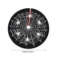 thumbnail image 3 of Black Christmas Tree Skirt, CXALSSY 48 inches Round Christmas Tree Skirt for XMAS Party Christmas Tree Decoration, 3 of 7