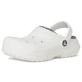 thumbnail image 1 of Crocs Clásicos Forrados para Niños Pequeños Blanco y Gris, 1 of 6