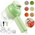 thumbnail image 1 of Cortadores de verduras automáticos multifuncionales Usb Cocina Machacar Ajo Cebolla Pimienta, Kaili Sencillez, 1 of 5