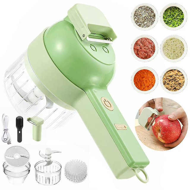 Cortadores de verduras automáticos multifuncionales Usb Cocina Machacar Ajo Cebolla Pimienta, Kaili Sencillez