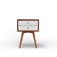 thumbnail image 5 of Alpine Furniture Flynn Small Nightstand, Acorn & White, 5 of 7