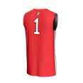 thumbnail image 3 of Unisex GameDay Greats  Red #1 Northeastern Huskies Lightweight Collegiate Basketball Fashion Jersey, 3 of 3