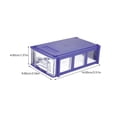 thumbnail image 2 of 4 Pcs Boîtes de Rangement pour Outils Gadgets en Plastique Type Tiroir Empilables, 2 of 8