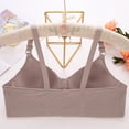 thumbnail image 4 of Front Closure Bras for Womens Bras Front Snaps Seniors Snap Front Bra Older Women Comfort Everyday Bras (Coffee), 4 of 7