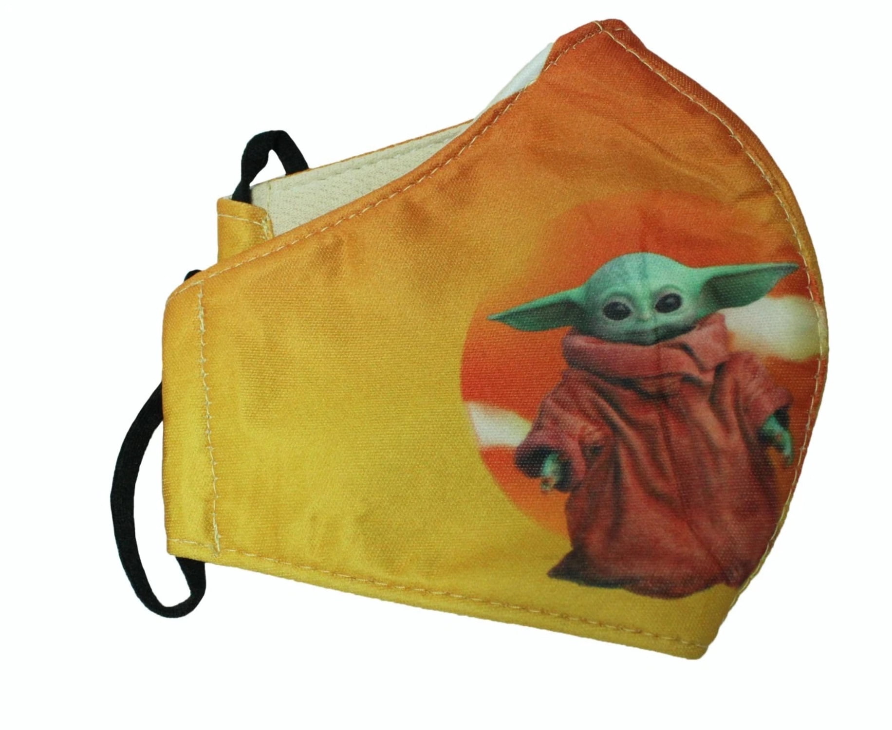 Baby Yoda Mask Kids Orange