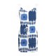 thumbnail image 4 of Mujeres Casual con cuello en V sin mangas vendaje Tie-dye estampado chaleco suelto Sling Dress Pompotops ghjkhdj7059, 4 of 5