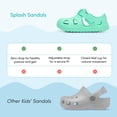 thumbnail image 4 of Sandalia Ten Little Splash Resistente al Agua Suave Blanca Talla 8, 4 of 7