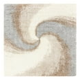 thumbnail image 3 of Unique Loom Soft Touch Shag Collection Area Rug - Selin (7' 10" Square Khaki/Ivory), 3 of 7