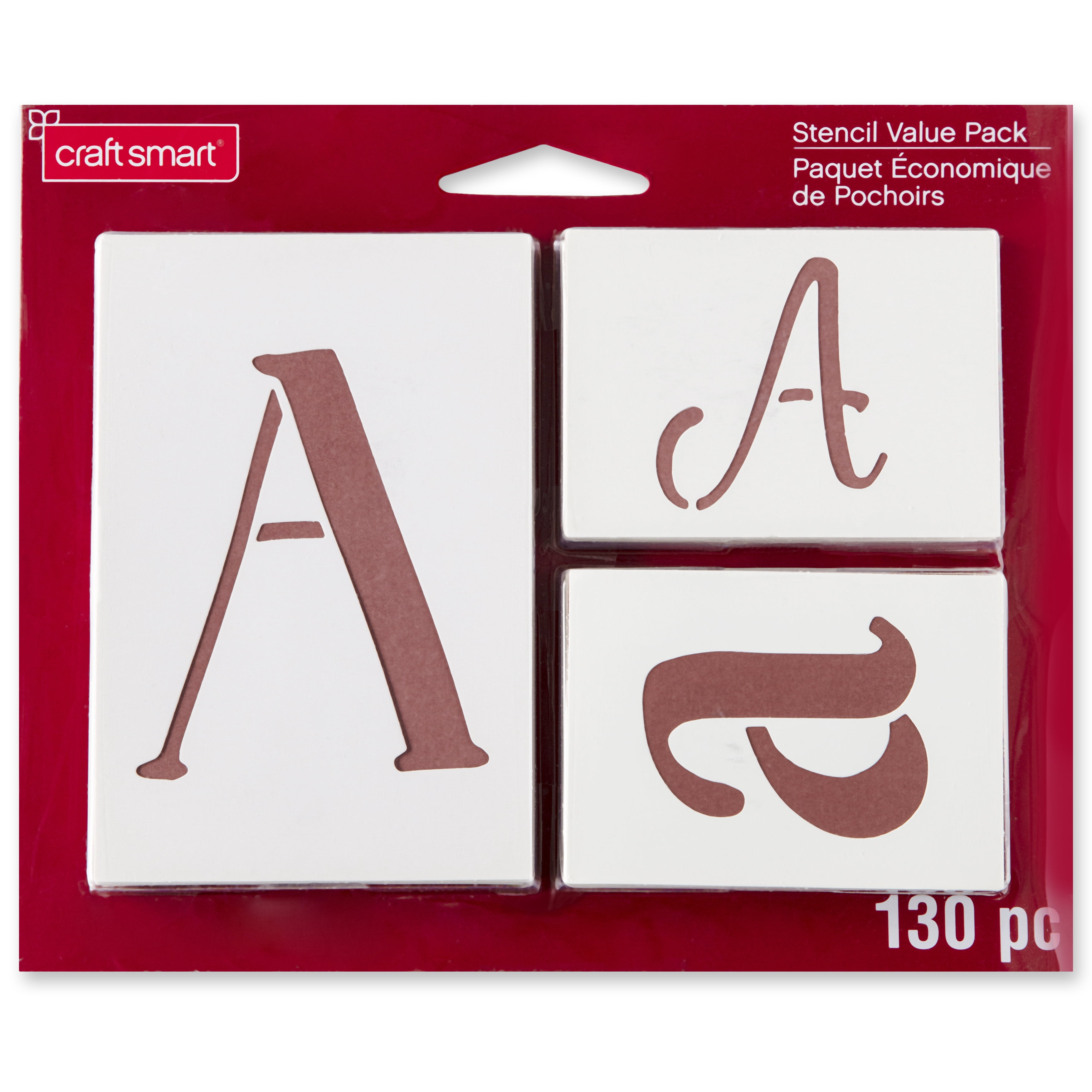 Craft Smart Letter Stencils Value Pack