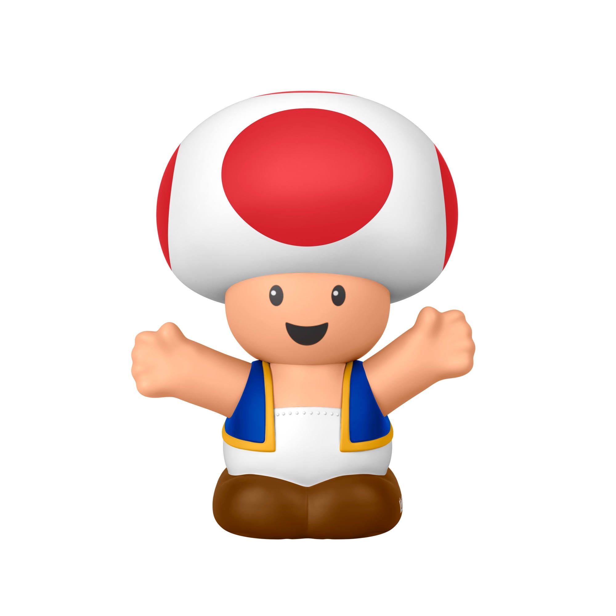 Fisher-Price Little People My Mario Toad Character Figure for Toddlers & Kids, 1 Toy