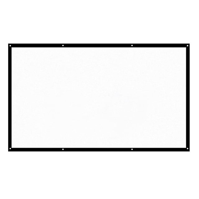 Écran Projecteur 120 Pouces 16:9 Portable HD Pliable Mural pour Cinéma Maison Bureau Films Intérieur Extérieur