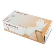 MediGuard Non-Sterile Powdered Latex Exam Gloves