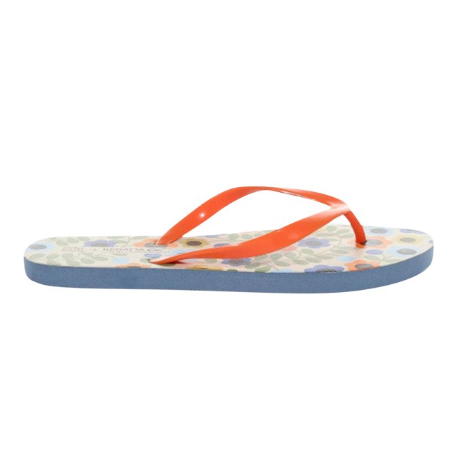 Regatta - Chancletas Orla Kiely Slip-on Diseño Floral para Mujer (Azul, Naranja)