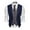 Blue, variant on Coshow Men's Suit Vests Layered Waistcoat Business Formal Dress Vest for Wedding with Pockets