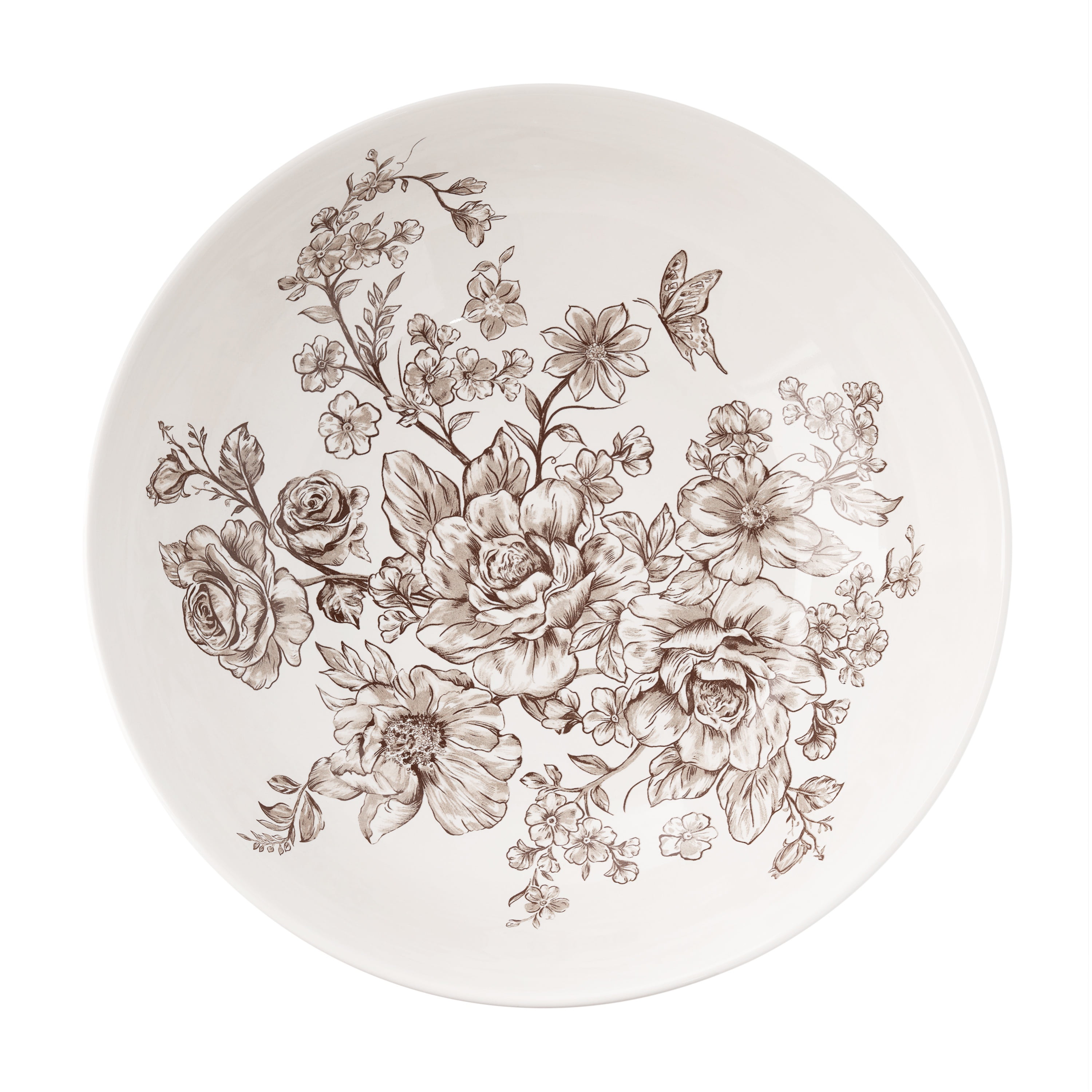 PW AGATHA RED SERVE BOWL