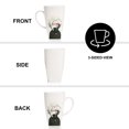 thumbnail image 2 of Empire Art Direct MUG-PR002-20 20 oz Animaux de Compagnie Soupe de Roche Collection Fine Os Porcelaine Café Tasse - Blanc, 2 of 2