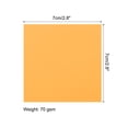 thumbnail image 2 of Uxcell Origami Paper Double Sided Sheet for Art Craft Project Beginner 50 Sheets Fluorescent Orange 2.5x2.5 inch, 2 of 6