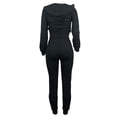 thumbnail image 5 of MIUOWANP Two piece Sets for Women Women's Fashion Hooded Long Sleeve Slim Zipper Sports Casual Suit, 5 of 5