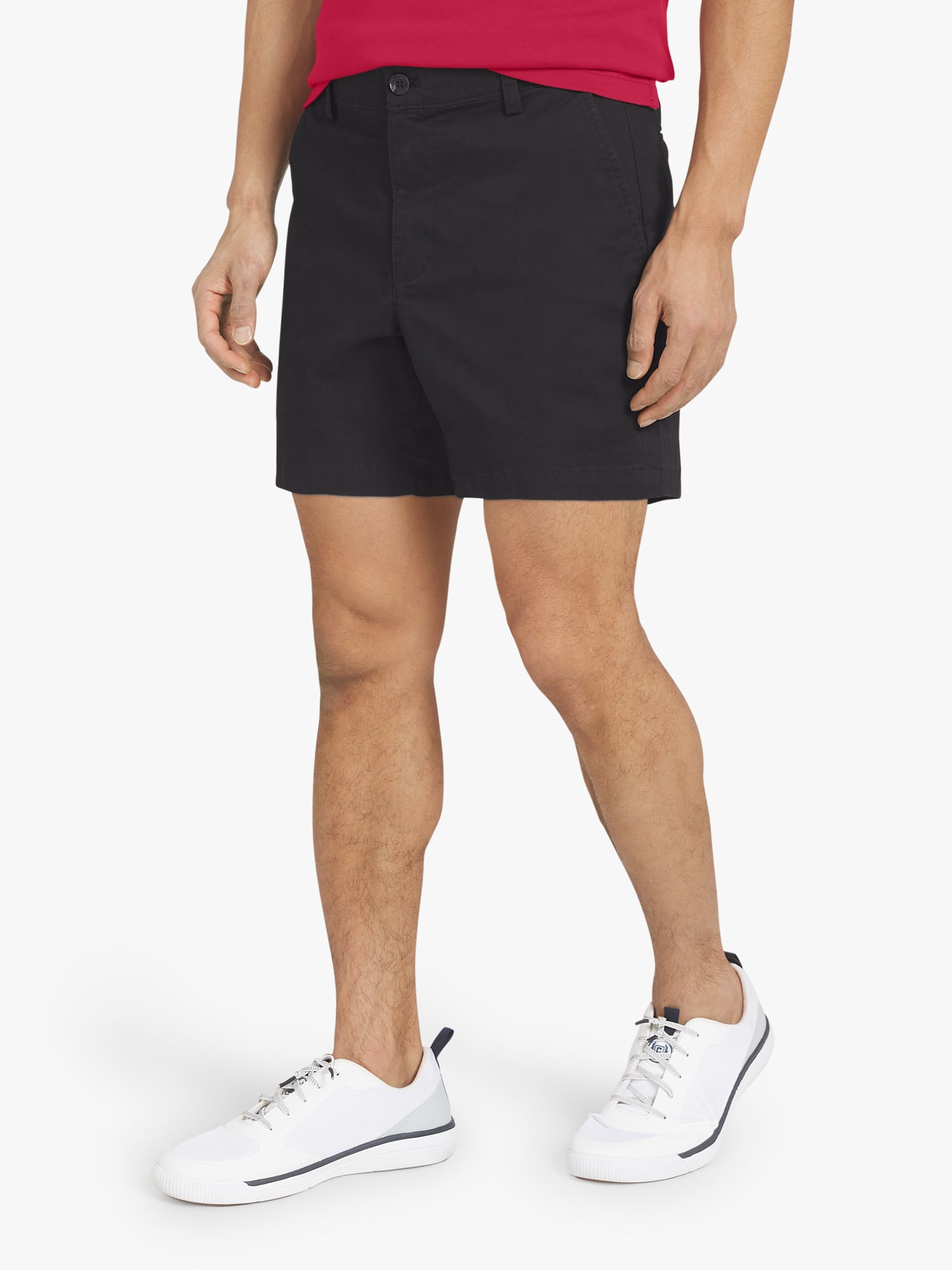 Chaps Men's & Big Men's Flat Front Shorts, Sizes 30-42, 5" Inseam