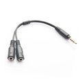 thumbnail image 1 of Headphones Splitter Speaker Headphone Splitter Headset Adapter Microphone Combo Jack Splitter, 1 of 2