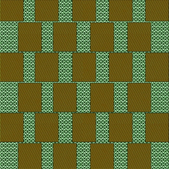 Ahgly Company Machine Washable Indoor Square Transitional Green Onion Green Area Rugs, 8' Square