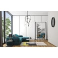 thumbnail image 2 of 7 Light Chandelier Frame Finish Matte Black + Foundry Brass, 2 of 7