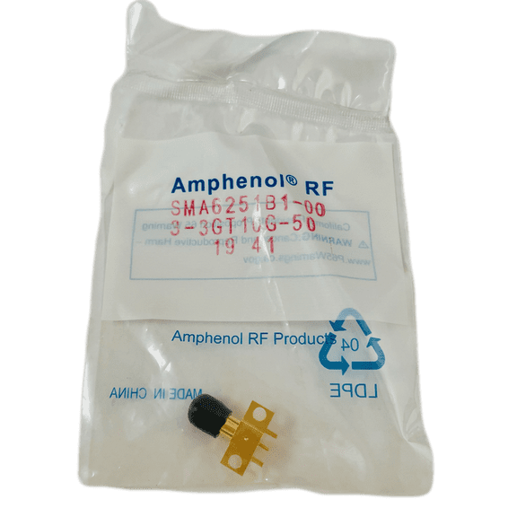 SMA6251B1-003-3GT10G-50  Connector SMA Female 3.81mm 1A 335V, RoHS